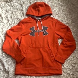 Under Armour women’s great condition orange and gray sweatshirt size small